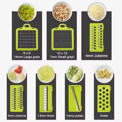 12 In 1 Multifunctional Vegetable Slicer & Chopper Set