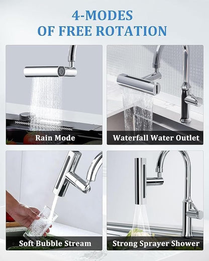 Waterfall Pro 360° Multifunctional Kitchen & Bathroom Faucet System