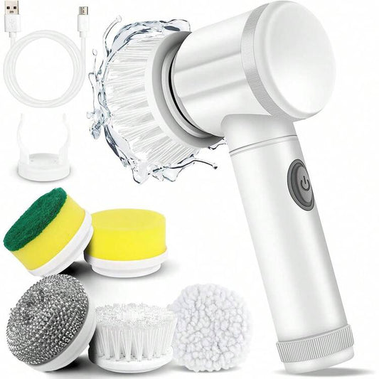 Rechargeable Wireless Electric Cleaning Brush for Kitchen & Bathroom