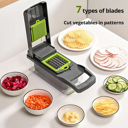 12 In 1 Multifunctional Vegetable Slicer & Chopper Set